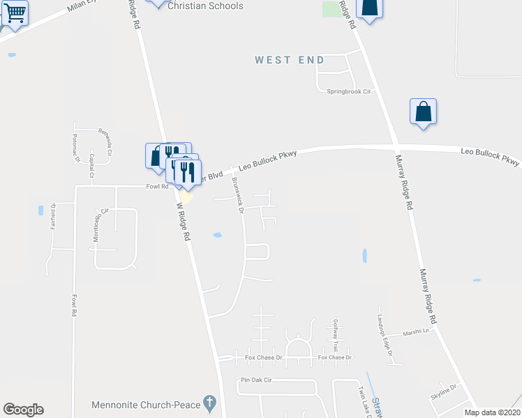 map of restaurants, bars, coffee shops, grocery stores, and more near 113 Cheshire Drive in Elyria