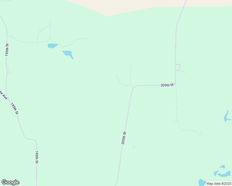 map of restaurants, bars, coffee shops, grocery stores, and more near 24048 205th Street in Crescent