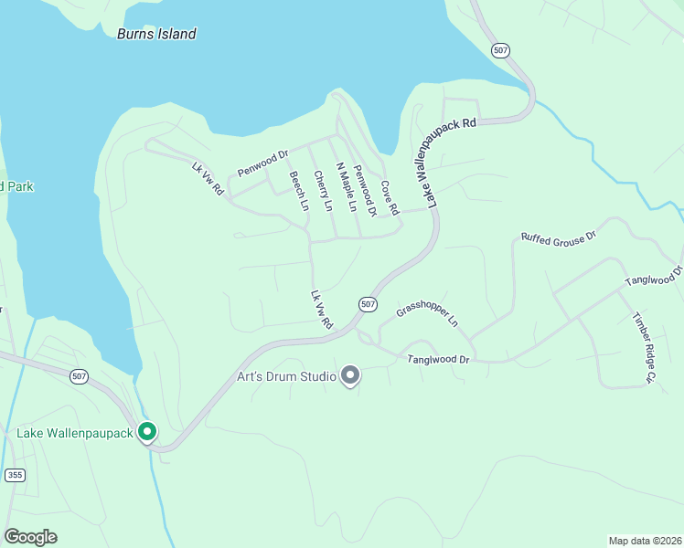 map of restaurants, bars, coffee shops, grocery stores, and more near 381-399 Colonial Lane in Greentown