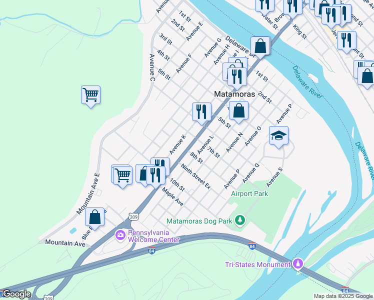 Pennsylvania Avenue, Matamoras PA Walk Score