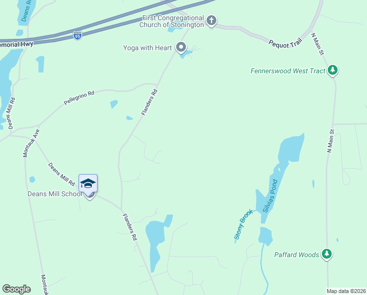 map of restaurants, bars, coffee shops, grocery stores, and more near 369 Lantern Hill Road in Stonington
