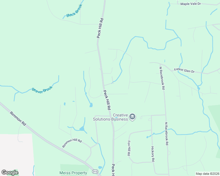 map of restaurants, bars, coffee shops, grocery stores, and more near 81 Peck Hill Road in Woodbridge