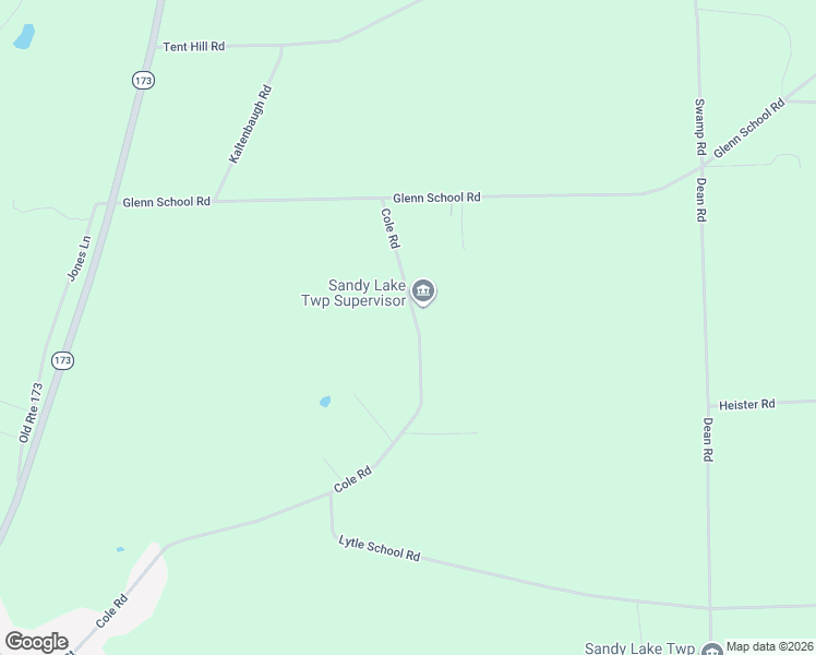 map of restaurants, bars, coffee shops, grocery stores, and more near 315 Cole Road in Sandy Lake