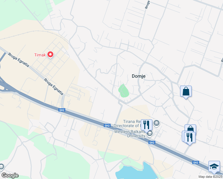 map of restaurants, bars, coffee shops, grocery stores, and more near Unnamed Road in Domje