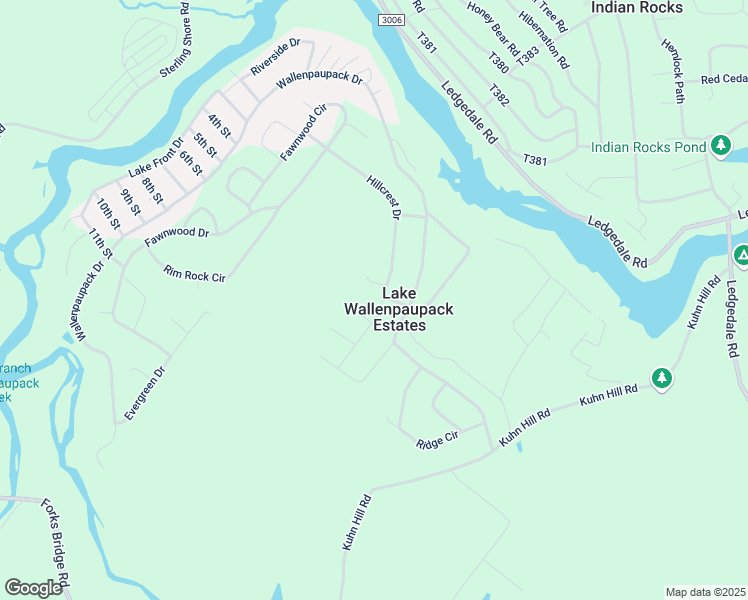map of restaurants, bars, coffee shops, grocery stores, and more near in Lake Wallenpaupack Estates