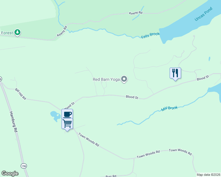 map of restaurants, bars, coffee shops, grocery stores, and more near 40 -1 Blood Street in Lyme