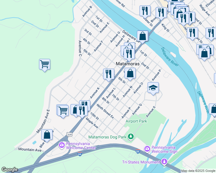 Pennsylvania Avenue, Matamoras PA Walk Score