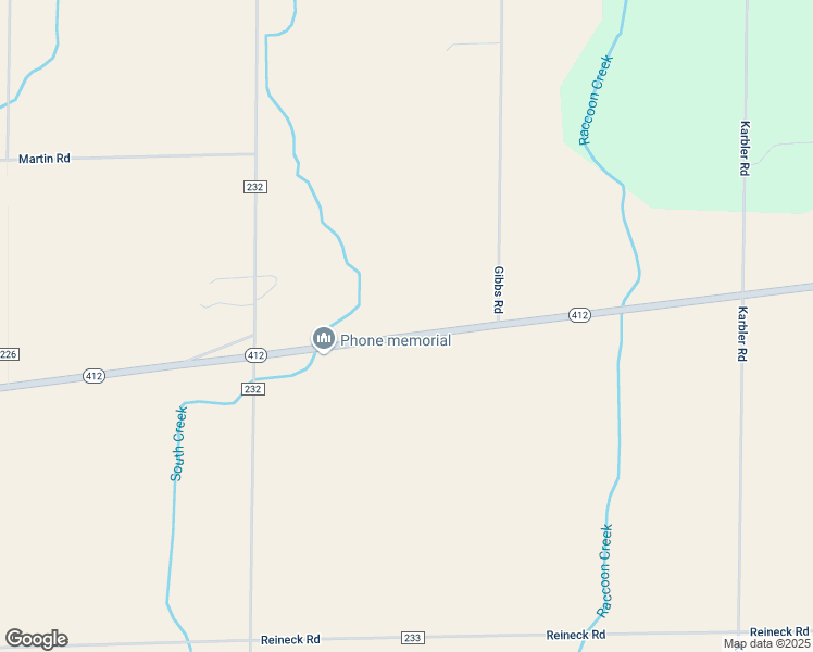 map of restaurants, bars, coffee shops, grocery stores, and more near 3250 Ohio 412 in Fremont