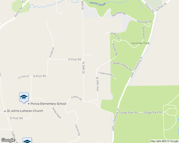 map of restaurants, bars, coffee shops, grocery stores, and more near 11803 North 36th Street in Omaha