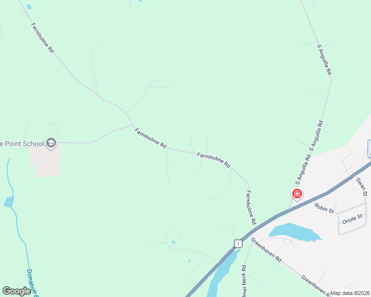 map of restaurants, bars, coffee shops, grocery stores, and more near 116 Farmholme Road in Stonington