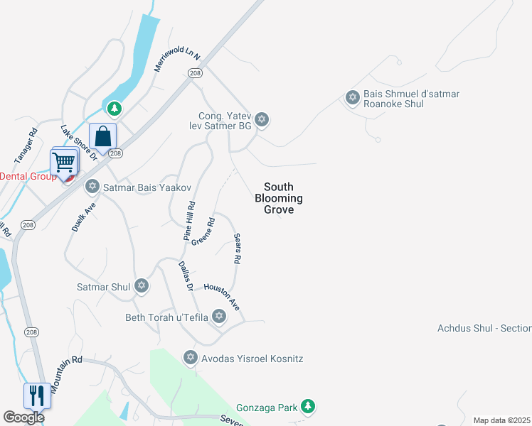 map of restaurants, bars, coffee shops, grocery stores, and more near 66 Mangin Road in Monroe