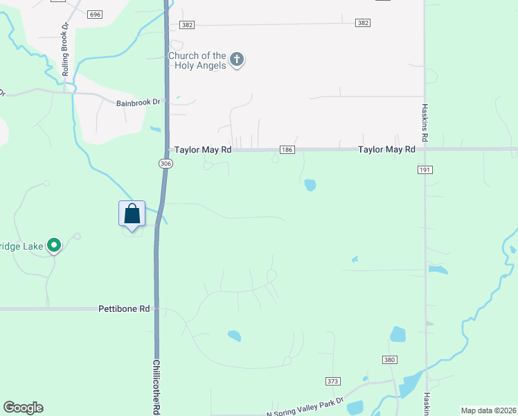 map of restaurants, bars, coffee shops, grocery stores, and more near 8630 Tamarack Trail in Chagrin Falls