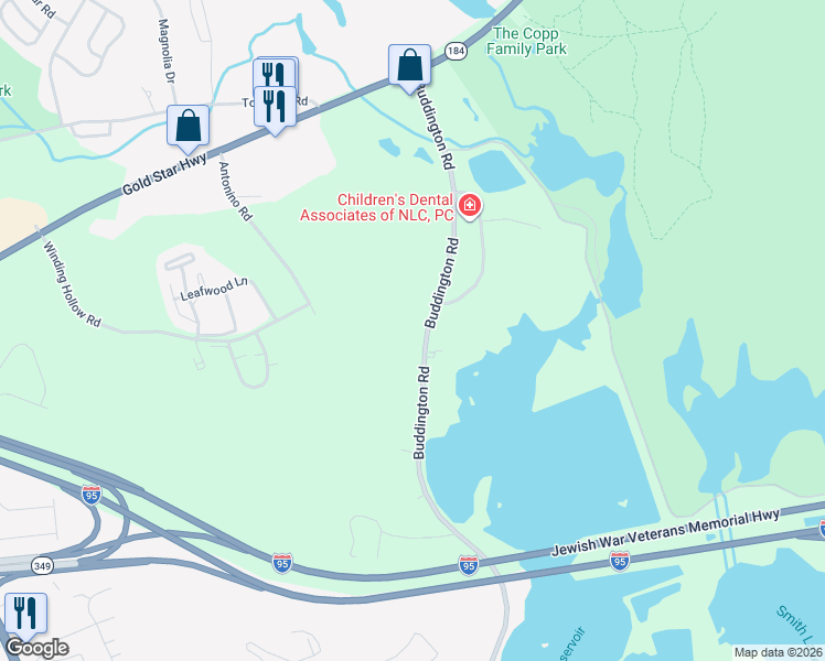 map of restaurants, bars, coffee shops, grocery stores, and more near 783 Buddington Road in Groton