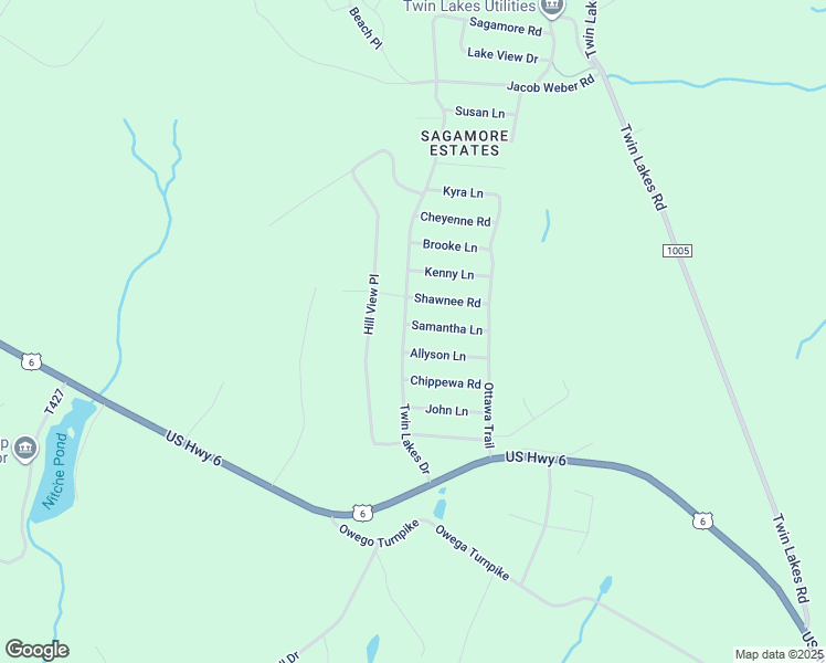 map of restaurants, bars, coffee shops, grocery stores, and more near 122 Samantha Lane in Shohola