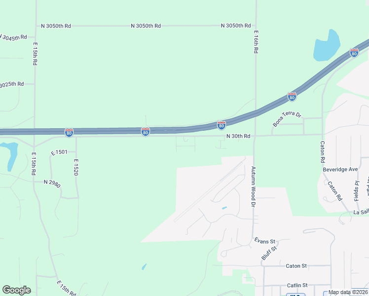 map of restaurants, bars, coffee shops, grocery stores, and more near 1570 North 30th Road in Ottawa