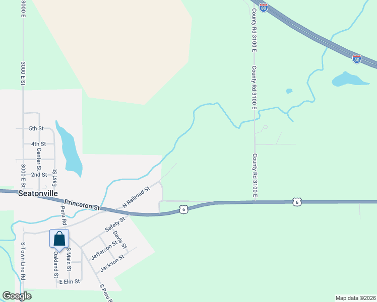map of restaurants, bars, coffee shops, grocery stores, and more near 1104 North Railroad Street in Seatonville
