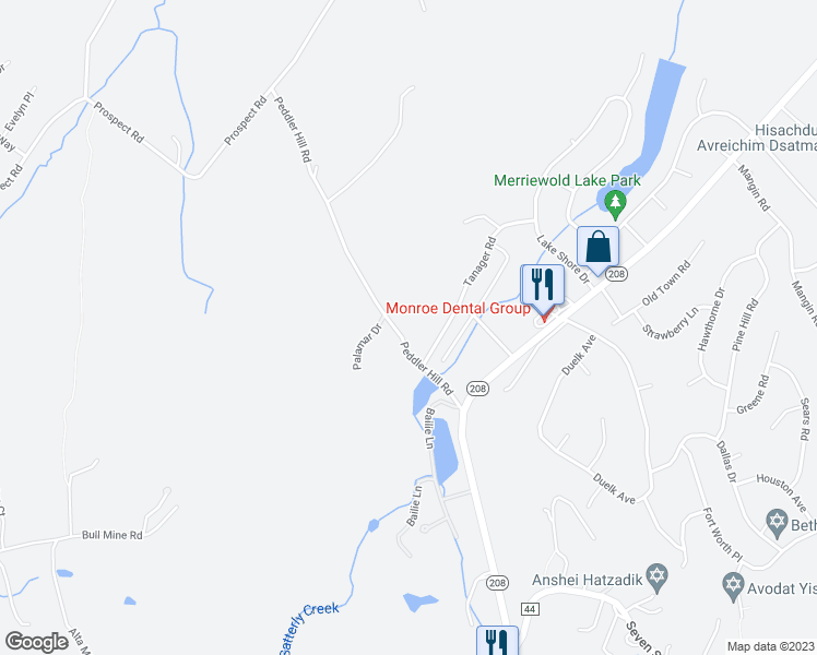 map of restaurants, bars, coffee shops, grocery stores, and more near 24 Peddler Hill Road in Chester