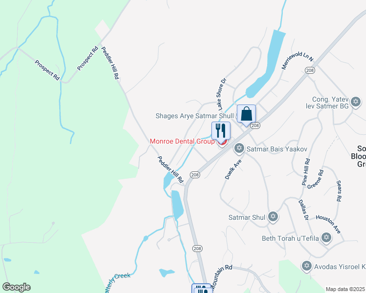 map of restaurants, bars, coffee shops, grocery stores, and more near 49 Tanager Road in Monroe