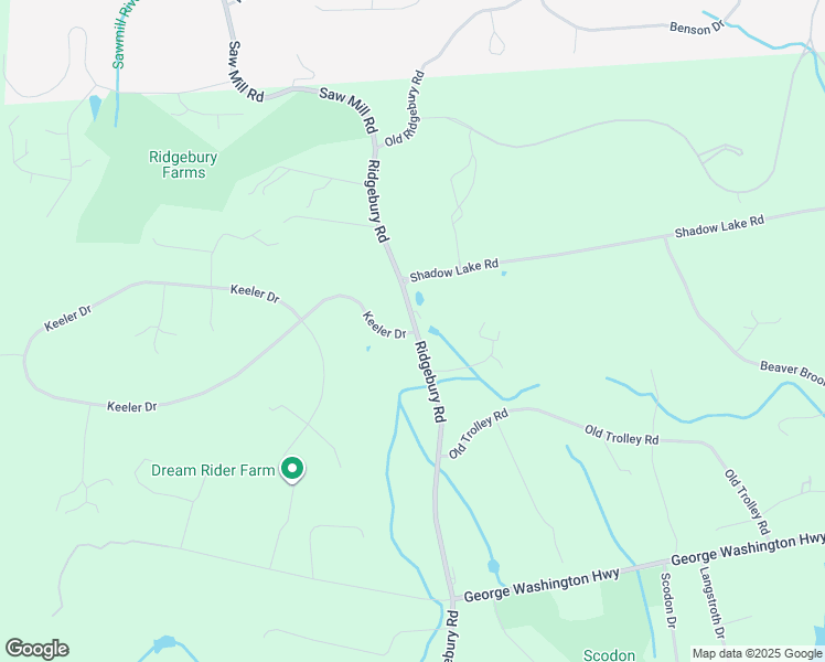 map of restaurants, bars, coffee shops, grocery stores, and more near 690 Ridgebury Road in Ridgefield