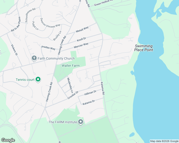 map of restaurants, bars, coffee shops, grocery stores, and more near 3 Field Club Lane in Edgartown