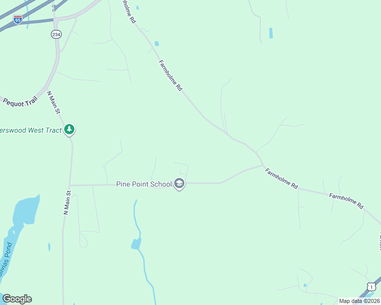 map of restaurants, bars, coffee shops, grocery stores, and more near 237 Farmholme Road in Stonington
