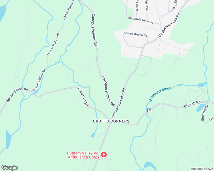 map of restaurants, bars, coffee shops, grocery stores, and more near 28 Canopus Hollow Road in Putnam Valley