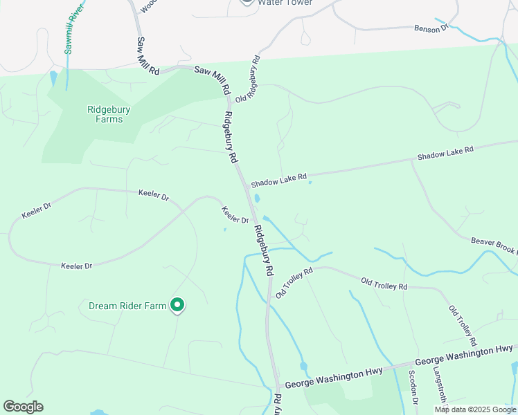 map of restaurants, bars, coffee shops, grocery stores, and more near 690 Ridgebury Road in Ridgefield