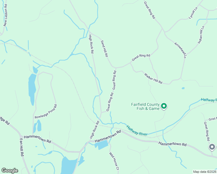 map of restaurants, bars, coffee shops, grocery stores, and more near 90 Great Ring Road in Newtown