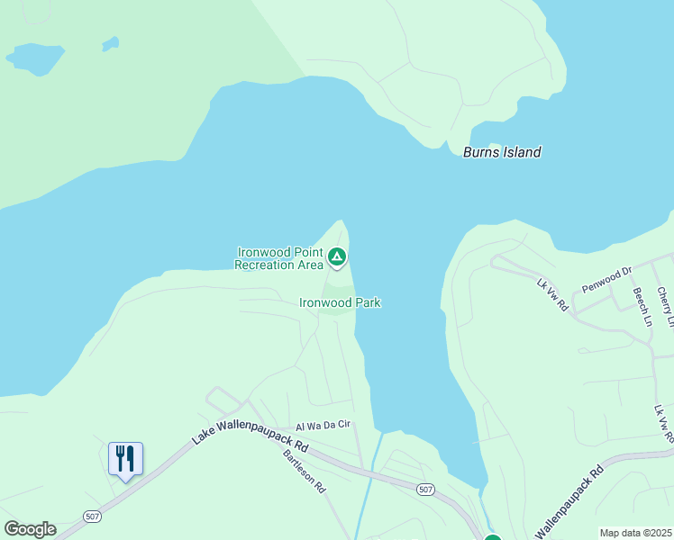 map of restaurants, bars, coffee shops, grocery stores, and more near 155 Burns Hill Road in Greentown