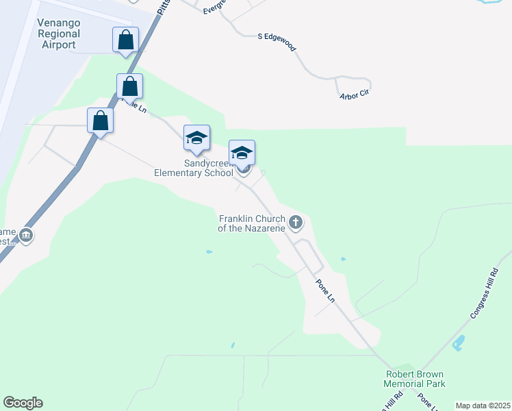 map of restaurants, bars, coffee shops, grocery stores, and more near 334 Pone Lane in Franklin