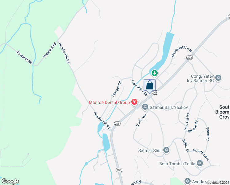 map of restaurants, bars, coffee shops, grocery stores, and more near 32 Tanager Road in Monroe