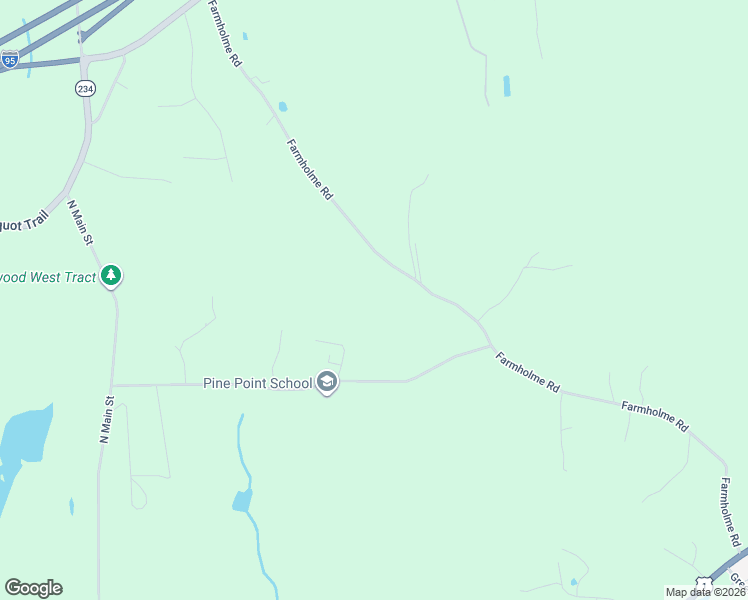 map of restaurants, bars, coffee shops, grocery stores, and more near 237 Farmholme Road in Stonington