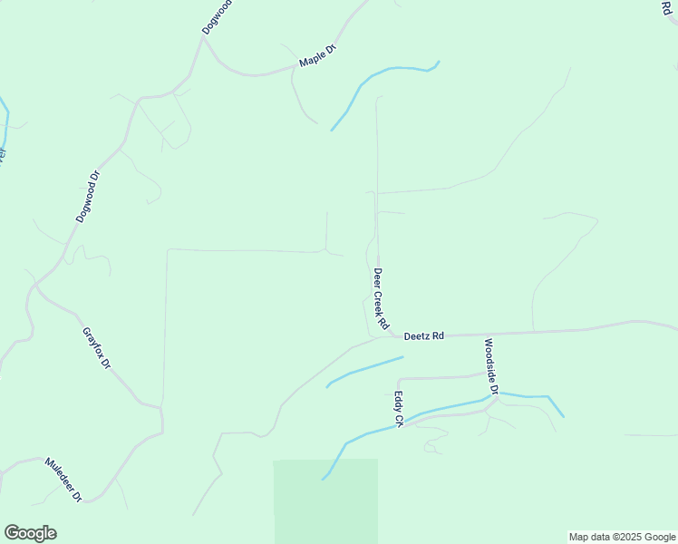map of restaurants, bars, coffee shops, grocery stores, and more near Muledeer Drive in Siskiyou County