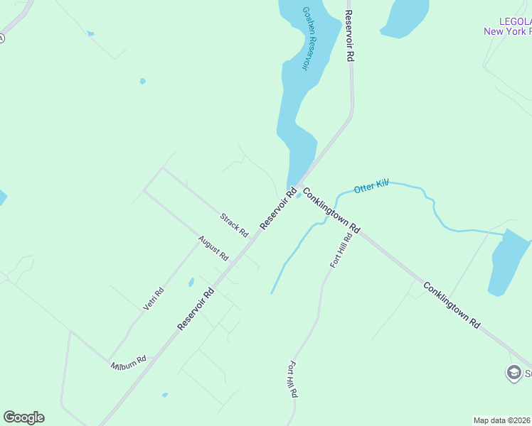 map of restaurants, bars, coffee shops, grocery stores, and more near 200 Reservoir Road in Goshen