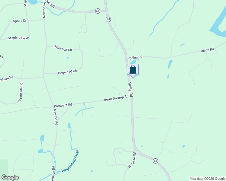 map of restaurants, bars, coffee shops, grocery stores, and more near 14 Watrous Lane in Woodbridge