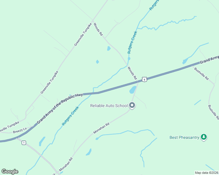 map of restaurants, bars, coffee shops, grocery stores, and more near 1261 U.S. 6 in Port Jervis