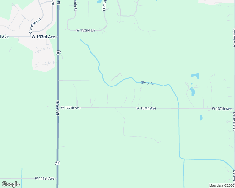 map of restaurants, bars, coffee shops, grocery stores, and more near 1064 West 137th Avenue in Crown Point