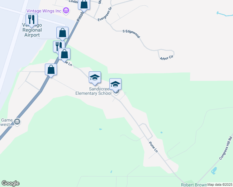 map of restaurants, bars, coffee shops, grocery stores, and more near 297 Pone Lane in Franklin