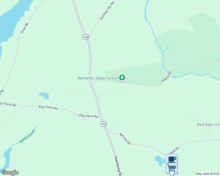 map of restaurants, bars, coffee shops, grocery stores, and more near 120 Sterling City Road in Lyme