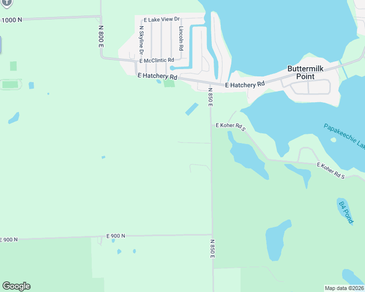 map of restaurants, bars, coffee shops, grocery stores, and more near 9425 North 850 East in Syracuse