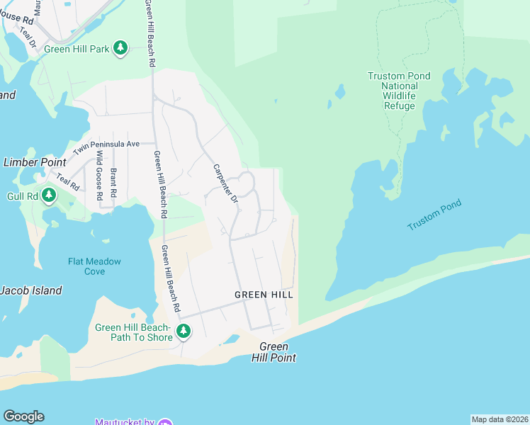 map of restaurants, bars, coffee shops, grocery stores, and more near 33 Eastern View Avenue in South Kingstown