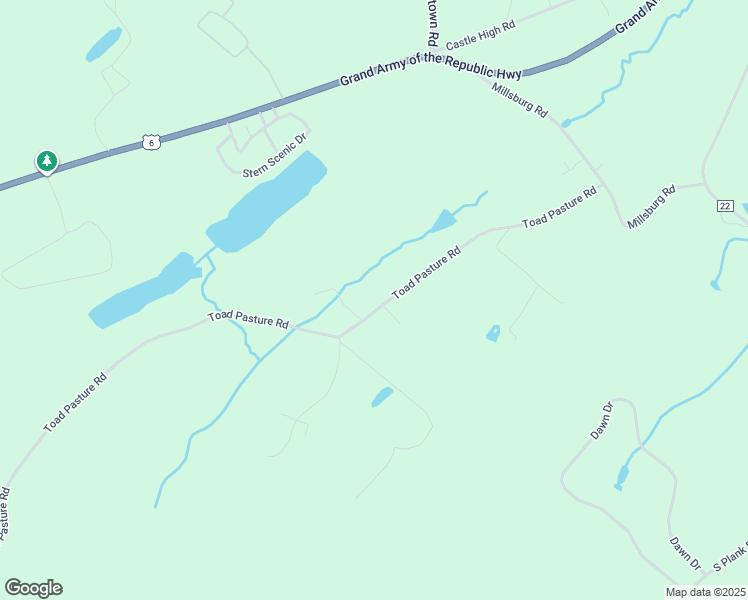 map of restaurants, bars, coffee shops, grocery stores, and more near 253 Toad Pasture Road in Middletown