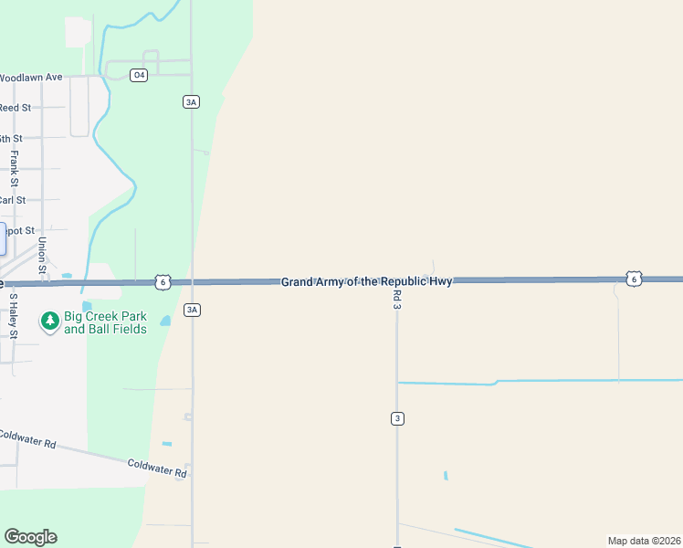 map of restaurants, bars, coffee shops, grocery stores, and more near 3001-3399 U.S. 6 in McClure