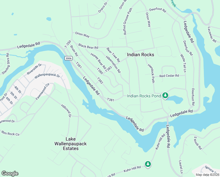 map of restaurants, bars, coffee shops, grocery stores, and more near 23 Bruin Road in Lake Ariel