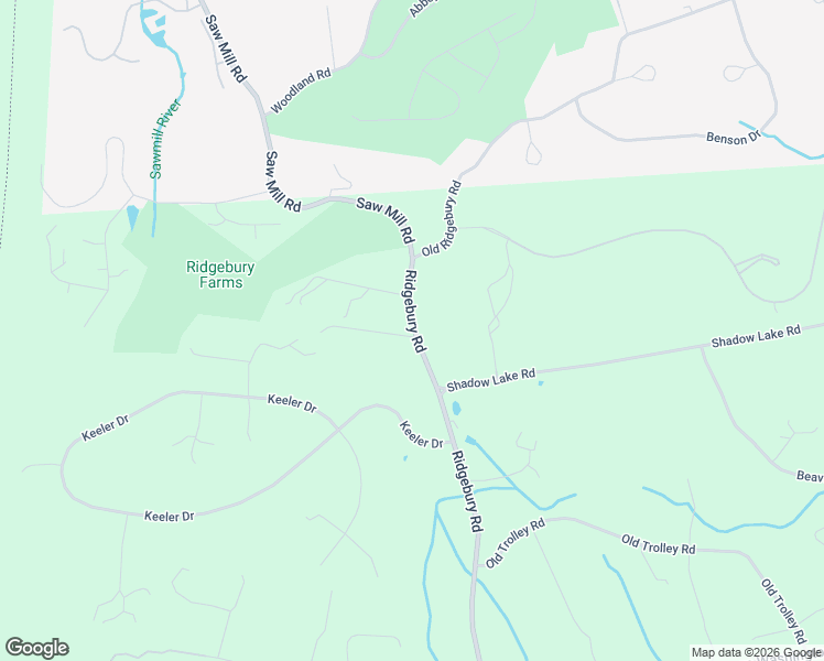 map of restaurants, bars, coffee shops, grocery stores, and more near 755 Ridgebury Road in Ridgefield