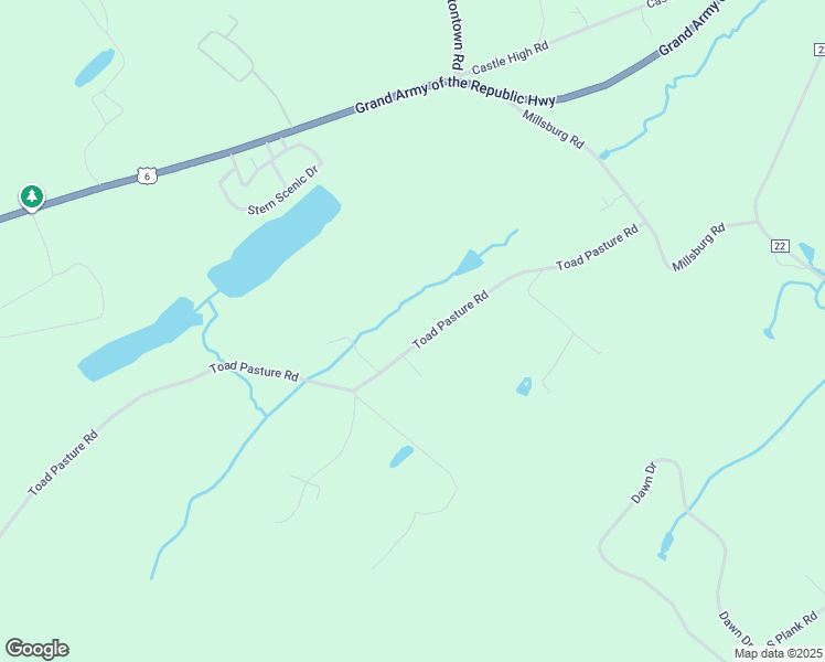 map of restaurants, bars, coffee shops, grocery stores, and more near 253 Toad Pasture Road in Middletown