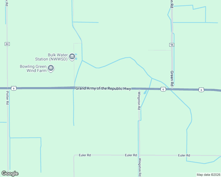 map of restaurants, bars, coffee shops, grocery stores, and more near Bowling Green Road West in Bowling Green