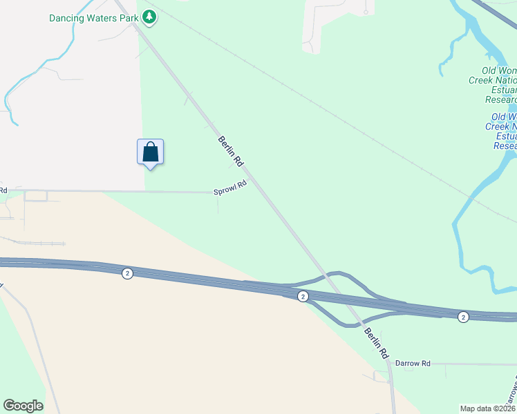map of restaurants, bars, coffee shops, grocery stores, and more near 1314 Berlin Road in Huron