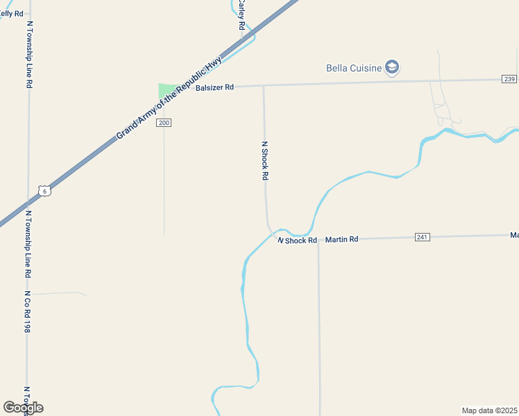 map of restaurants, bars, coffee shops, grocery stores, and more near 1238 County Road 204 in Fremont