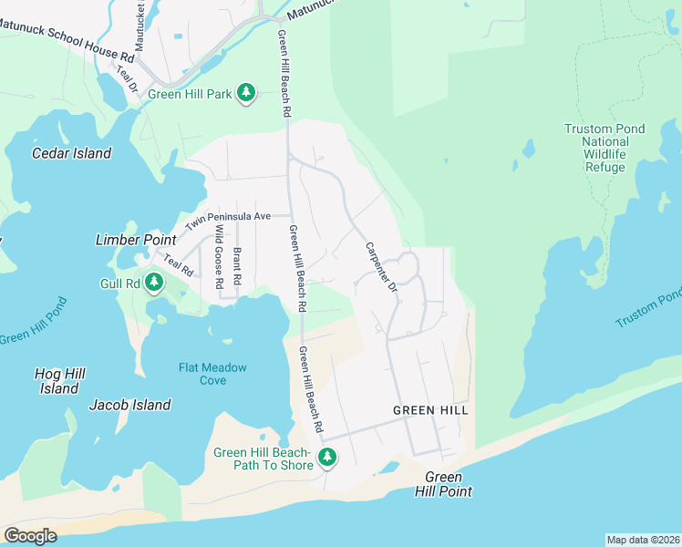 map of restaurants, bars, coffee shops, grocery stores, and more near 814 Green Hill Beach Road in South Kingstown